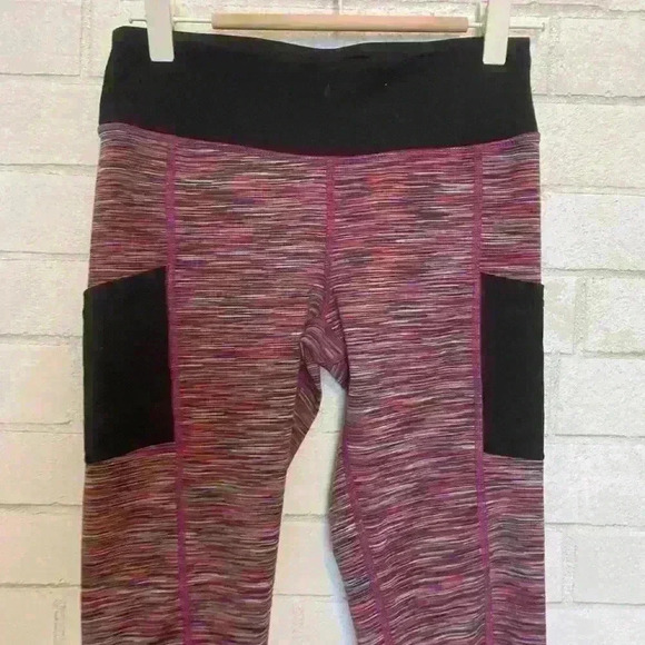 Mono B multicolor leggings with side pockets size small - Picture 3 of 3